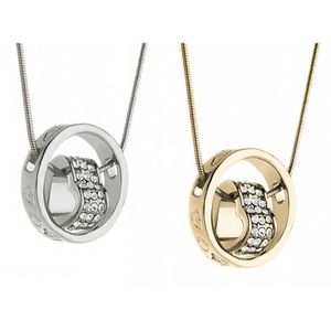 2x Swarovski Crystal Love Promise Necklace.